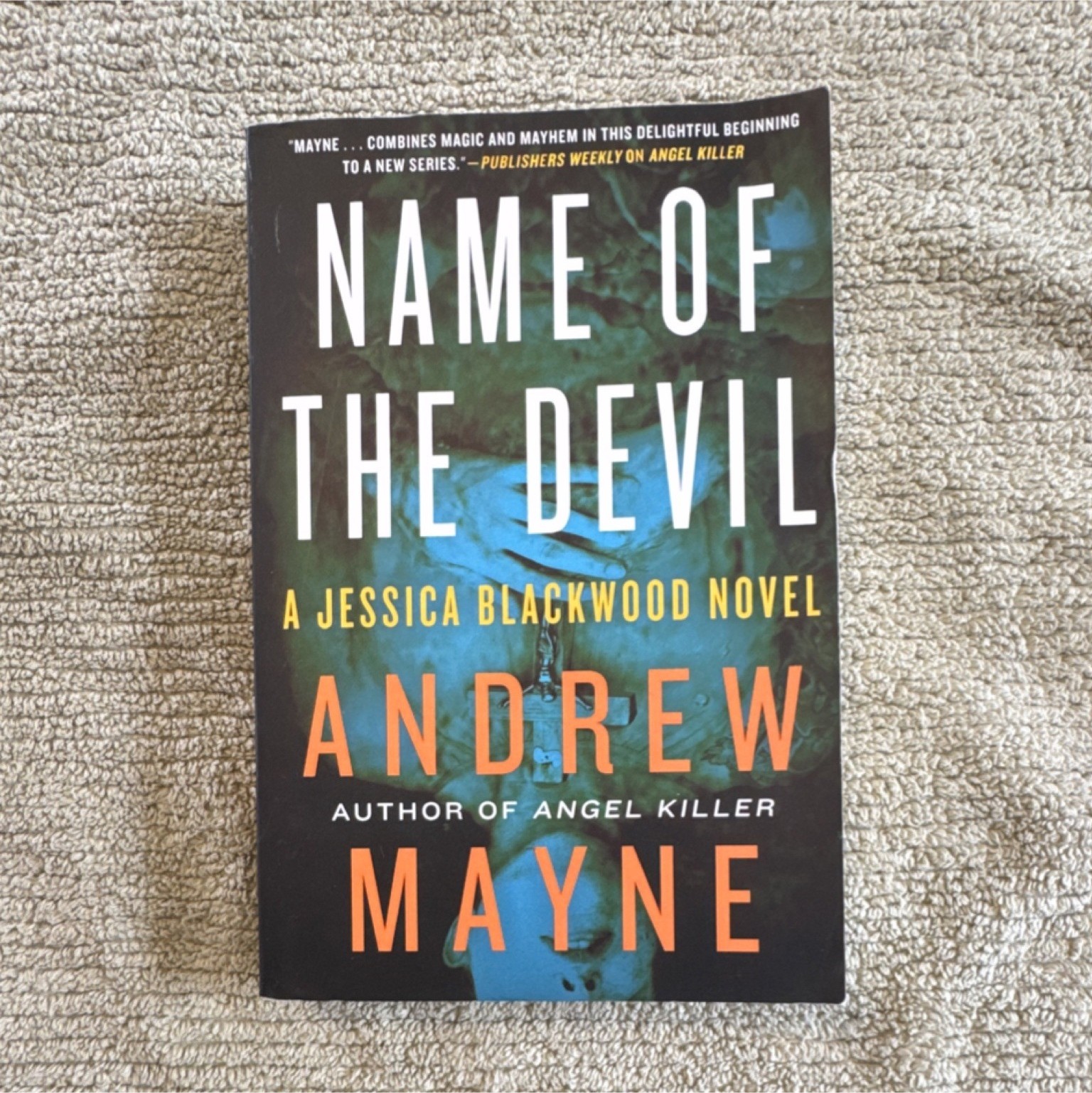 Andrew Mayne Name of the Devil Paperback Jessica Blackwood Thriller Crime Novel
