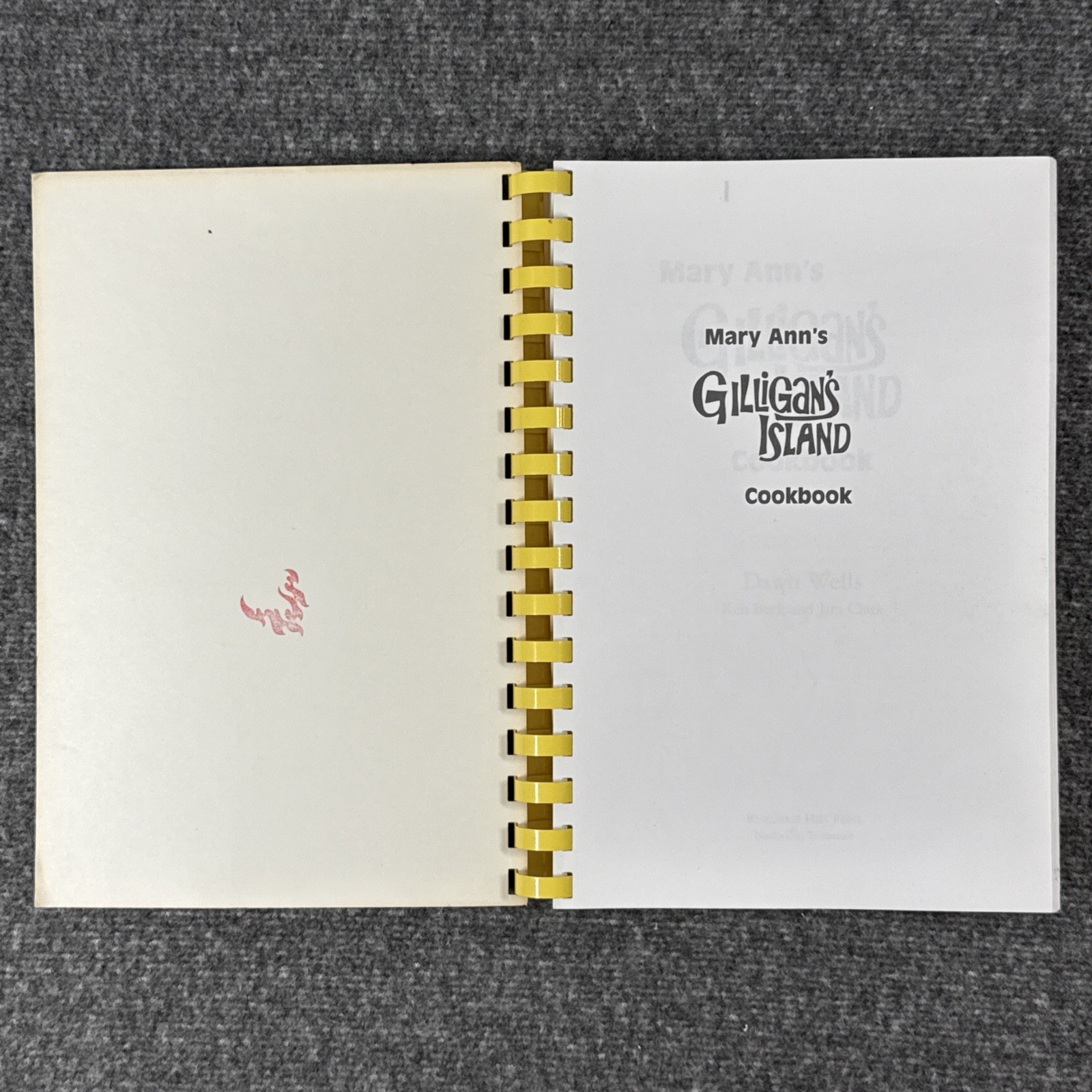 MARY ANN’S GILLIGAN’S ISLAND COOKBOOK By Dawn Wells, Jim Clark & Ken Beck