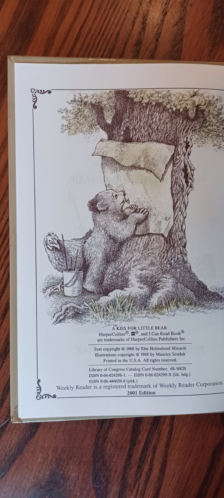 Lot Of Two “Little Bear” Books Else Holmelund Minarik Maurice Sendak Children’s