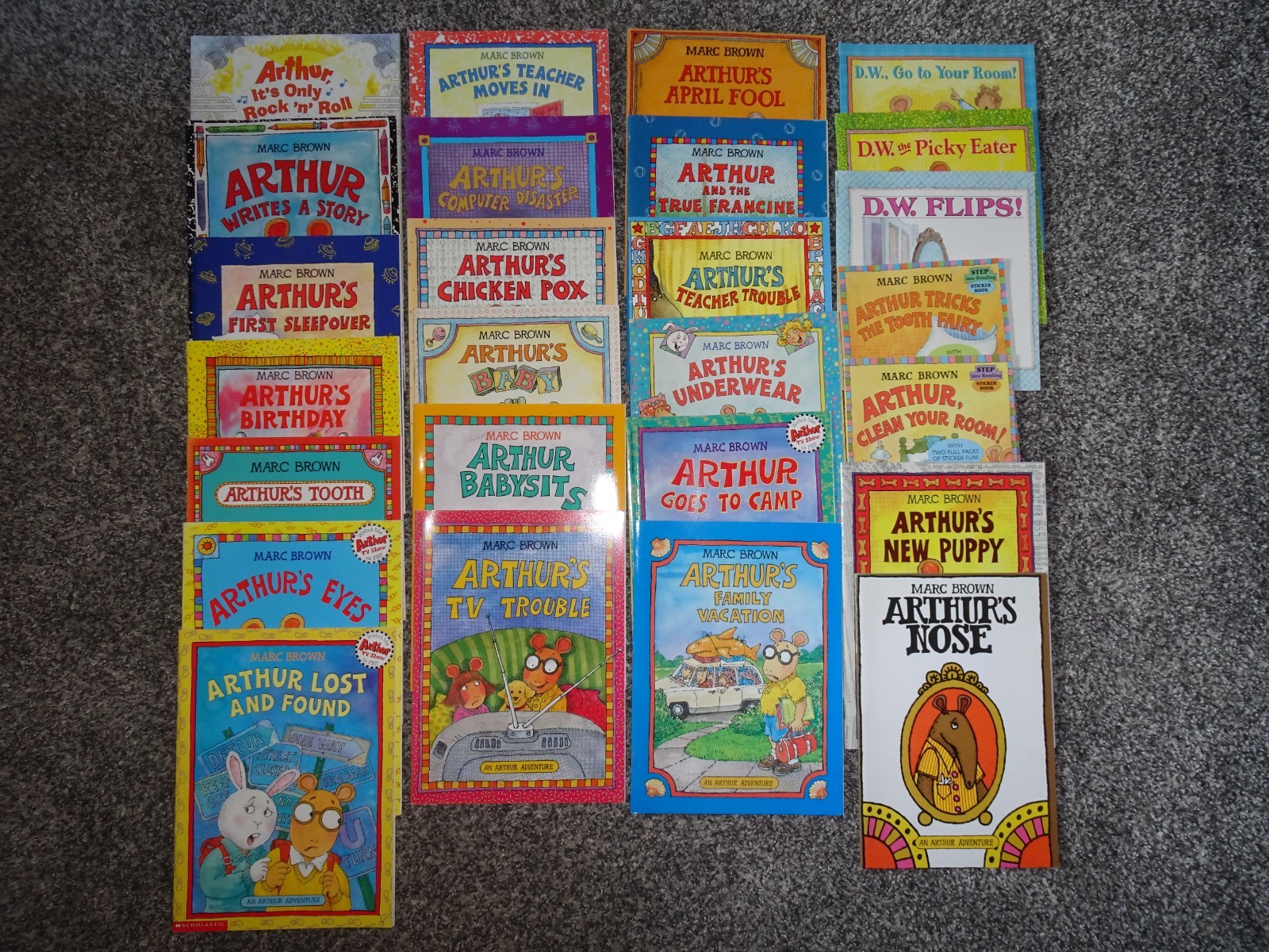 26 Arthur Books Marc Brown Lot