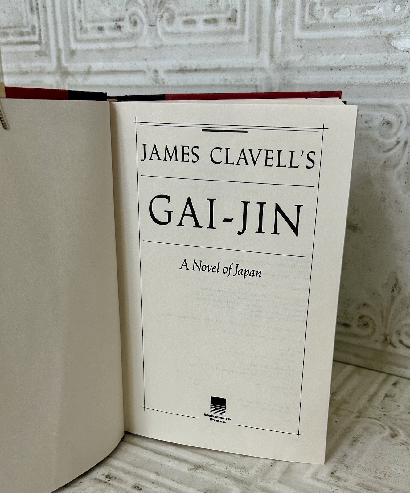Gai-Jin A Novel Of Japan by James Clavell 1st Edition Hardback with Dust Jacket
