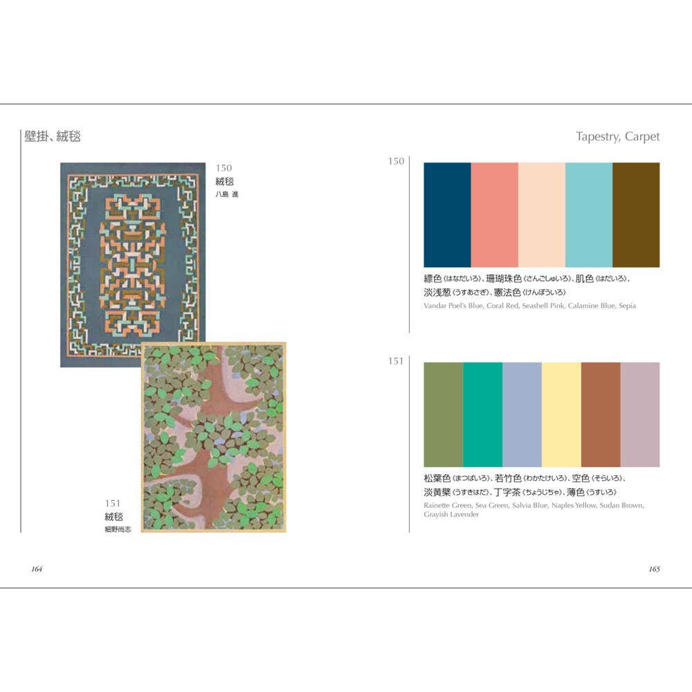 A Dictionary of Color Combinations Vol. 1 and 2 (English and Japanese Notation)