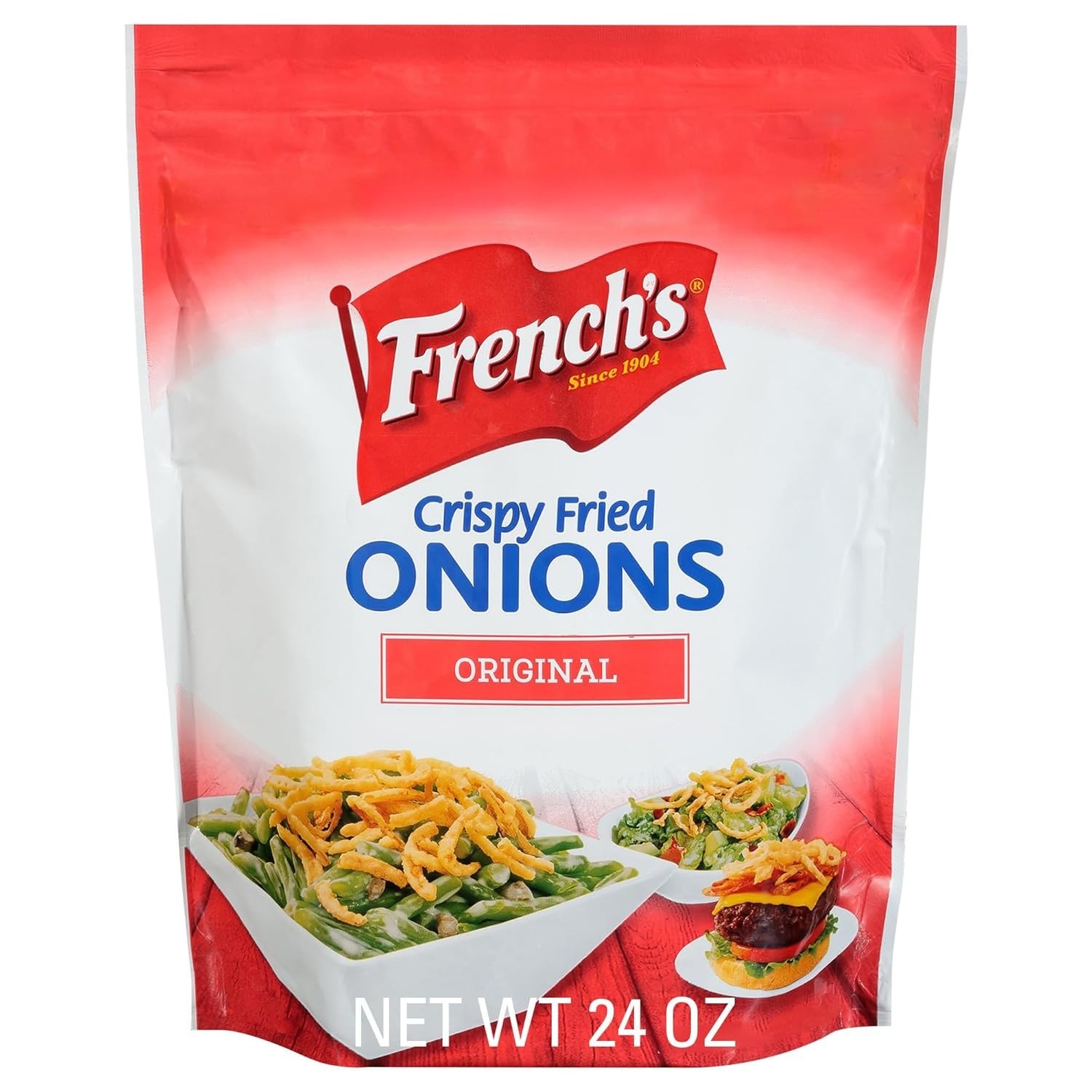French’s Crispy Onions – 24 oz Bag for Green Bean Casseroles~-