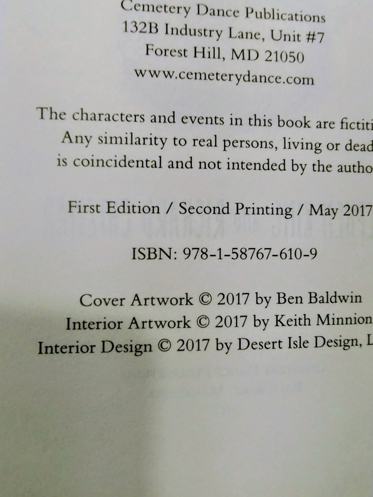PRISTINE First Edition 2nd Printing”Gwendys’ Button Box” (2017)– Unread/As New