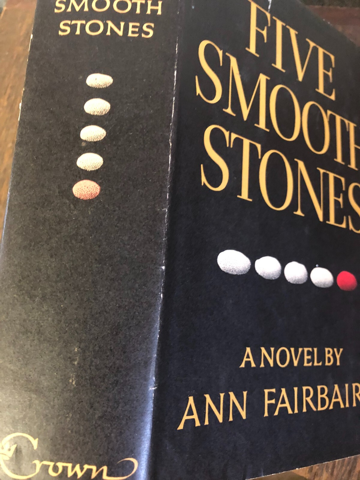 RARE 1966! Five Smooth Stones by Ann Fairbairn Hardcover w/DJ BCE