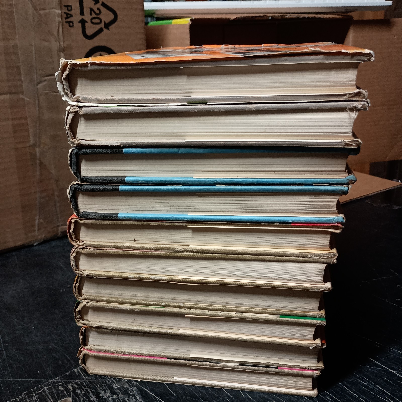 Screen & Theatre World John Willis 1970s Era (10 Book Lot) HCDJ Jackets w/ Wear
