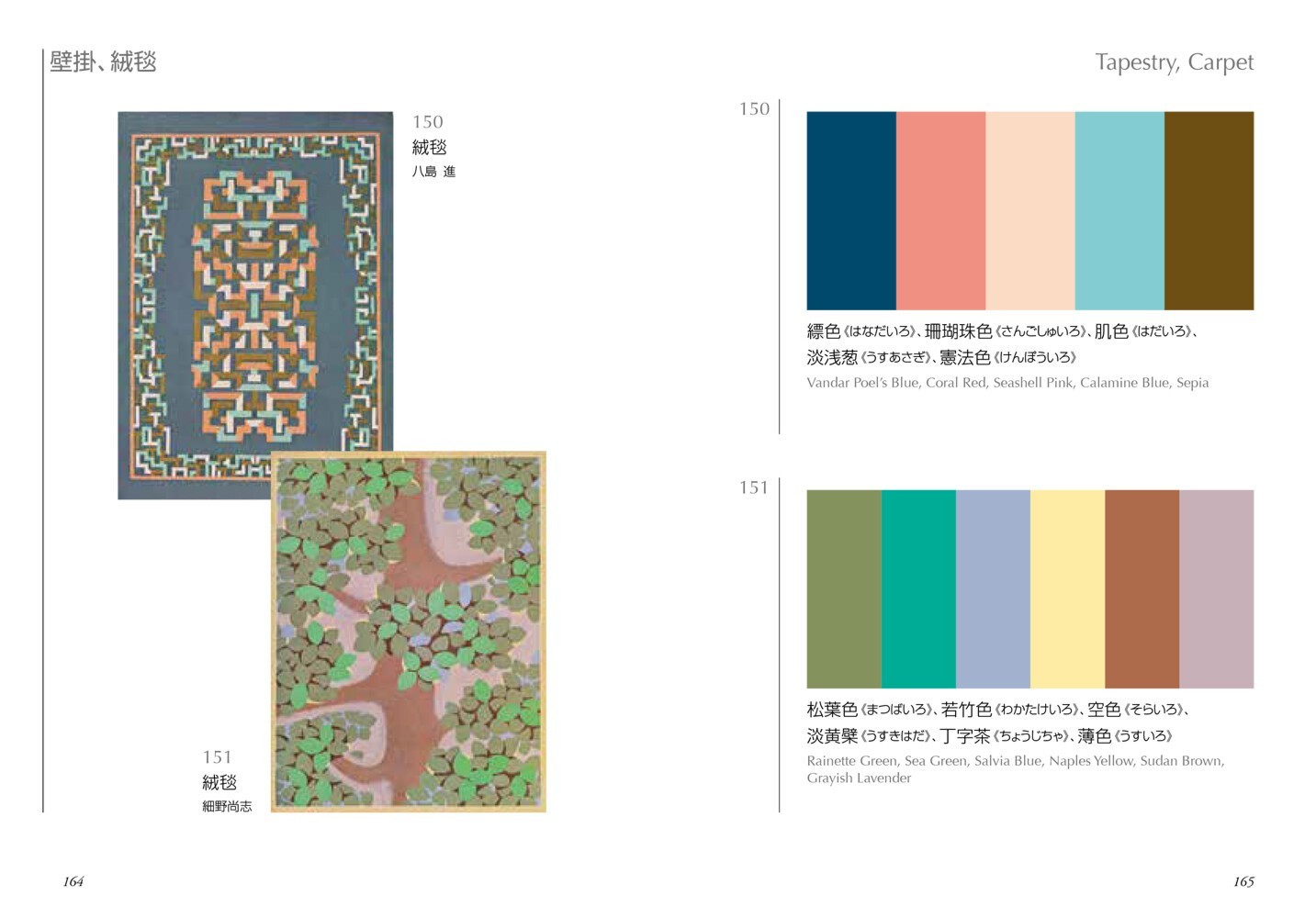 A Dictionary of Color Combinations Vol. 1 and 2 (English and Japanese Notation)