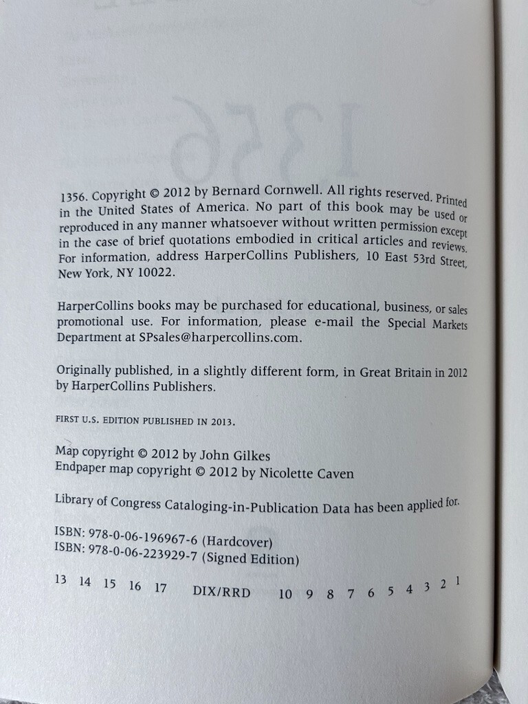 Bernard Cornwell,1356; Sharpe Series Books 3&11: Sharpe’s Fortress;Sharpe’s Fury