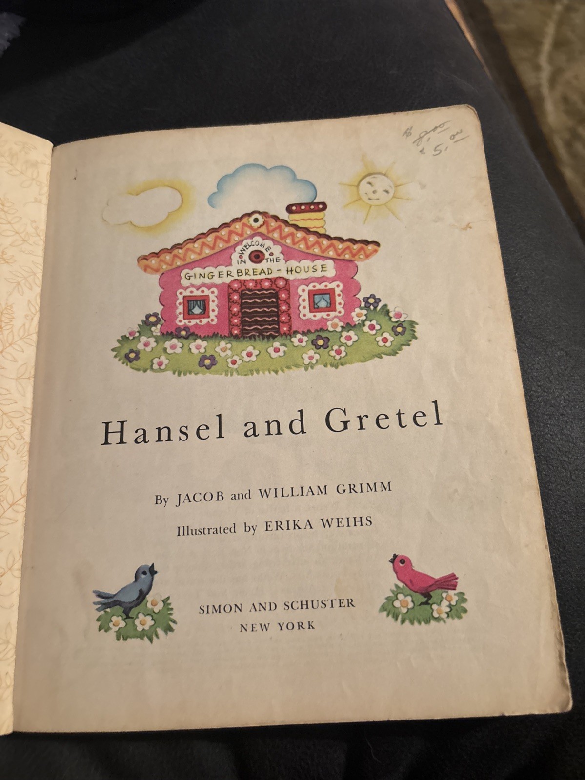 1943 Hansel and Gretel A Little Golden Book “H” Edition Nice Vintage No Name