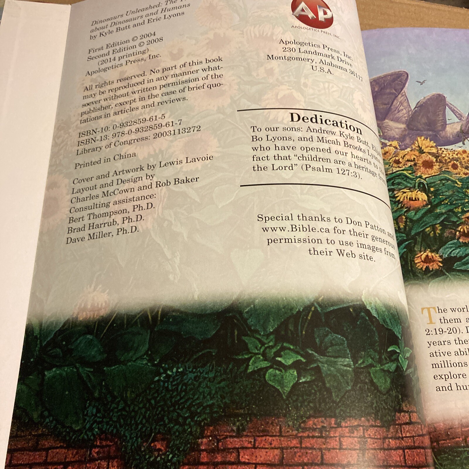 Dinosaur Released, The True Story About Dinosaurs And Humans Lyons & Butt 2nd Ed