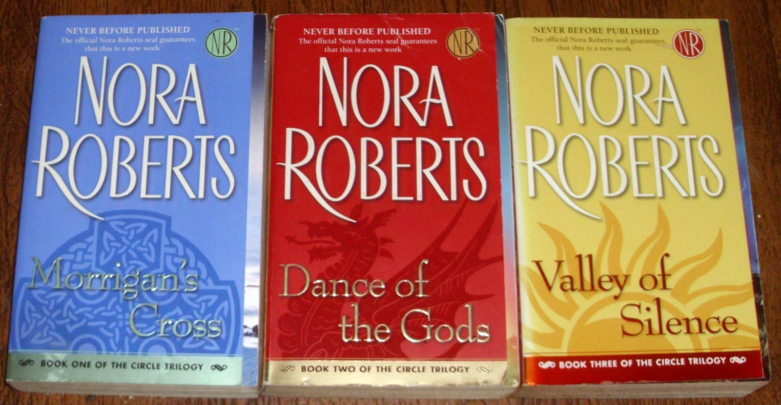 NORA ROBERTS lot of 6 PBs Complete In the Garden and Circle Trilogies *FreeShip!