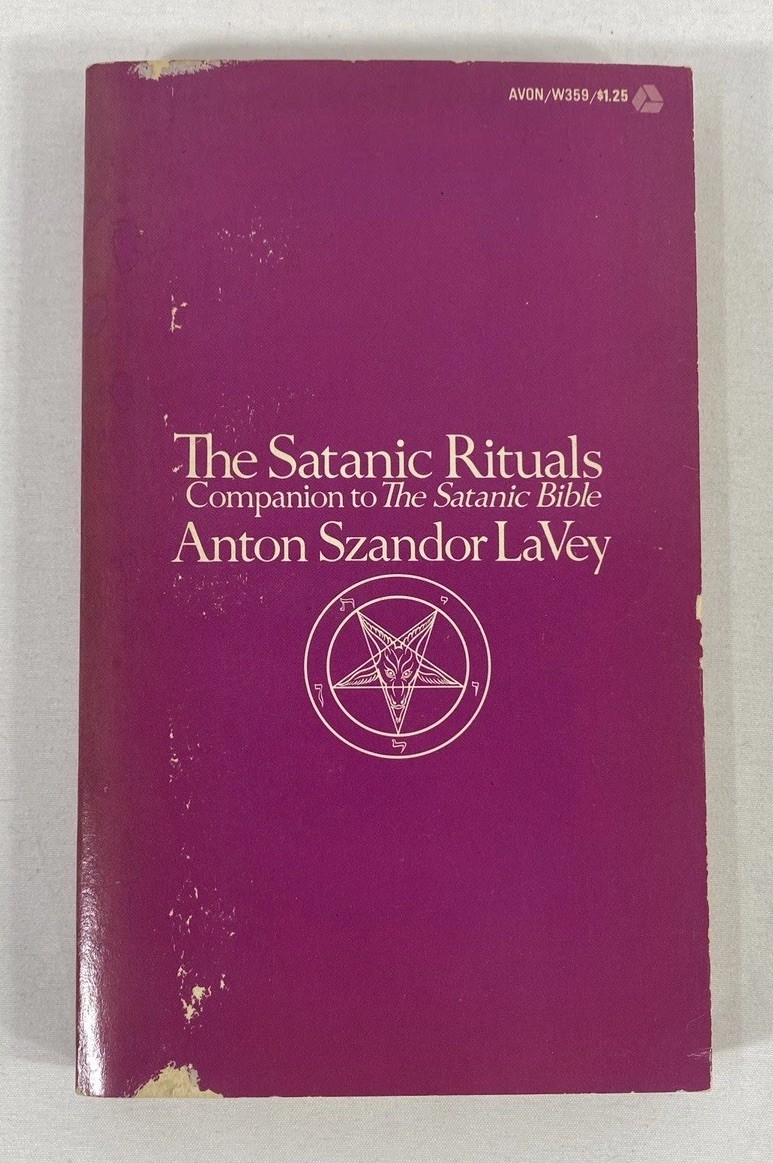 2 PB lot – The Satanic Rituals + The Devil’s Notebook – Anton Szandor LaVey