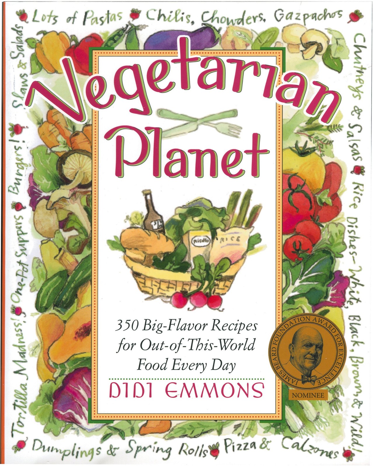 Vegetarian Planet (Non) – hardcover Emmons, Didi
