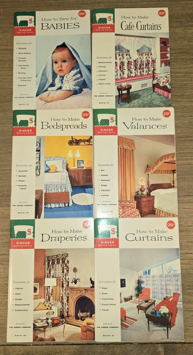 1960’s Singer Sewing Library How To Books
