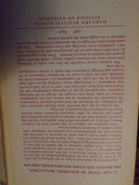 Book “New Shares for Old”The Boston and Maine Stock Modification 398pages