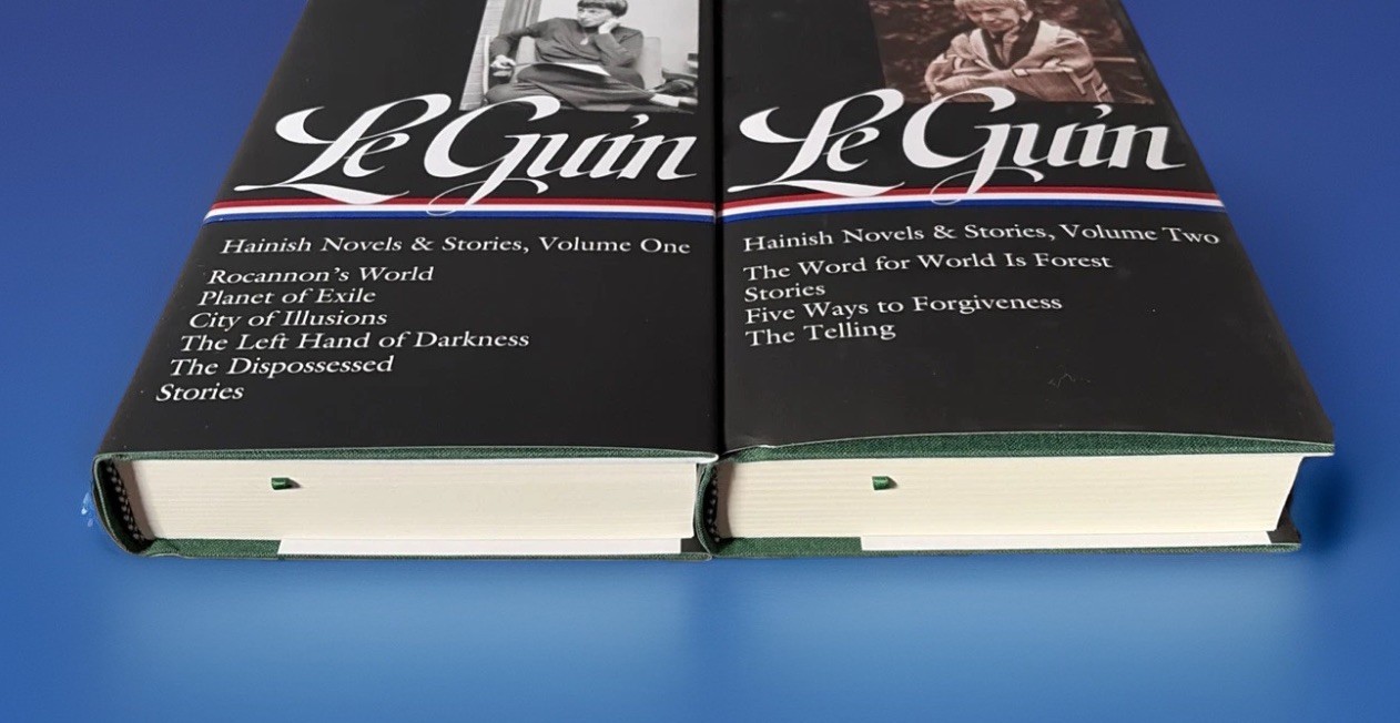 Ursula K Le Guin The Hainish Novels and Stories Library of America Vol 1 & 2 Box