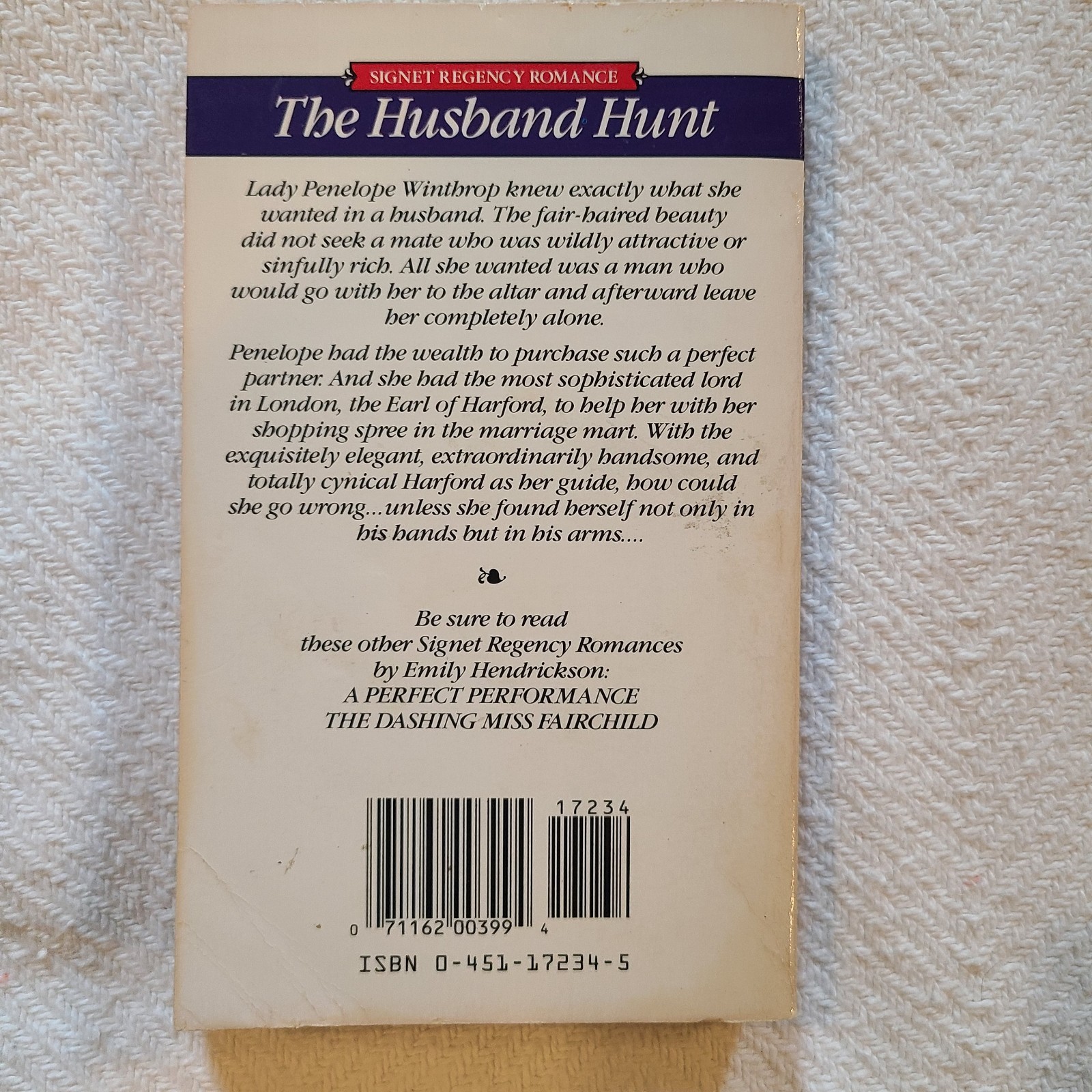 Emily Hendrickson Signet Regency Romance Paperback Lot First Printing 1988