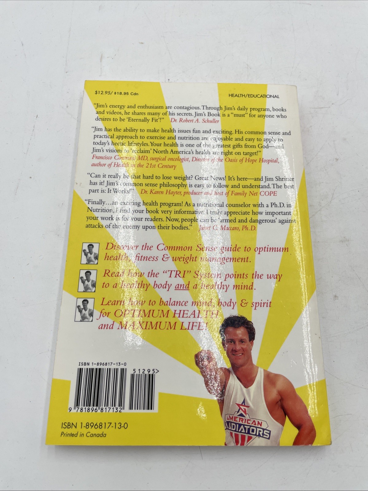 Eternally Fit: Optimum Health Maximum – Paperback, by Shriner Jim – Very Good