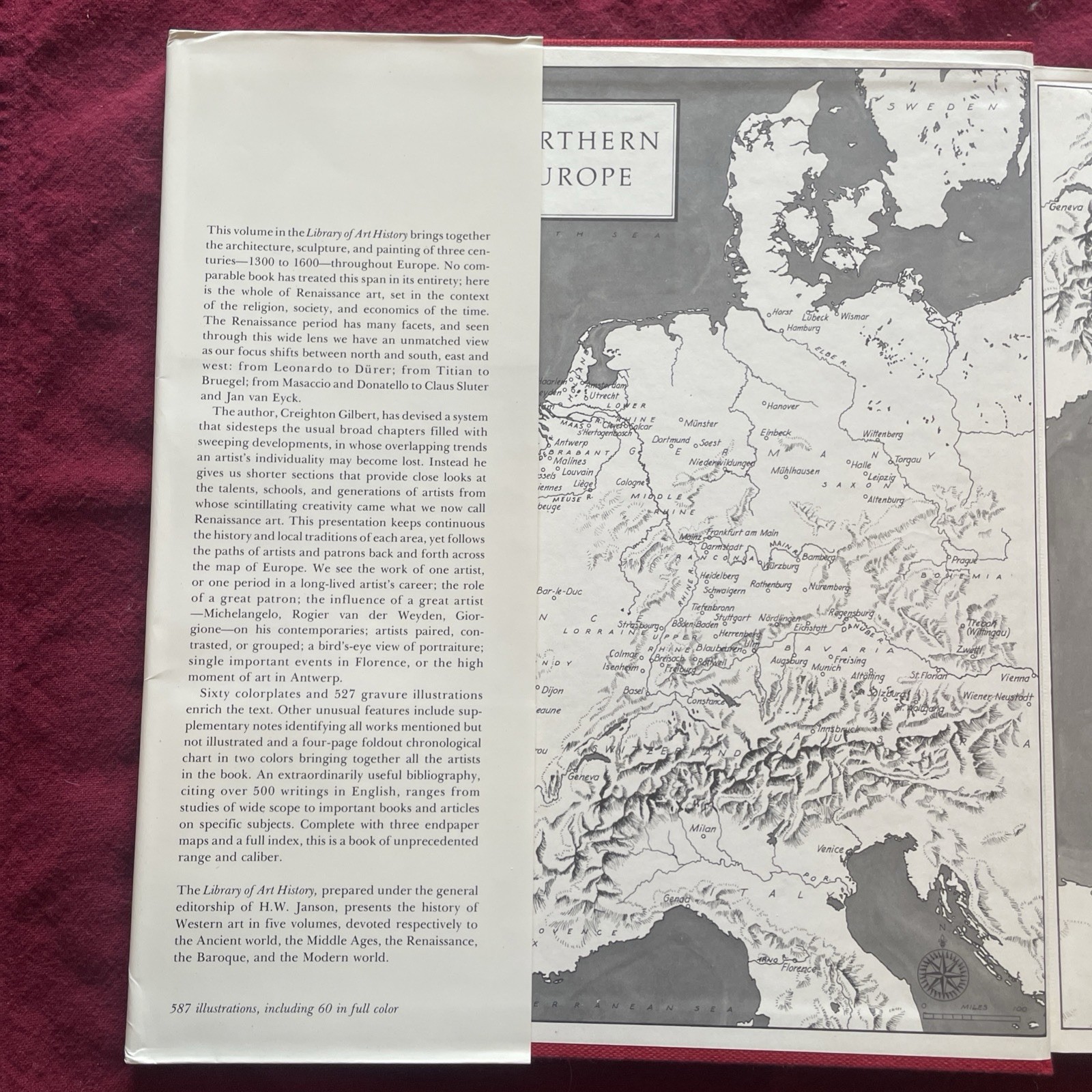 History of Renaissance Art Throughout Europe Creighton Gilbert 1973 1st Ed + DJ