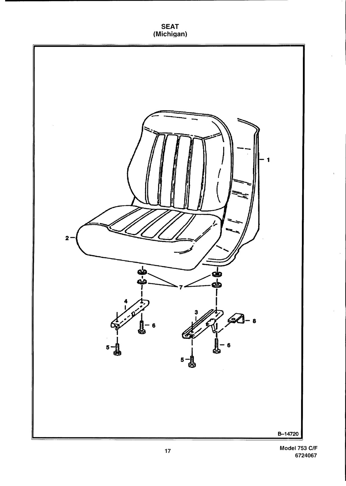 BOBCAT 753 753H Skid Steer Loader Parts Manual – STEEL WIRE BOUND – TOUGH COVERS