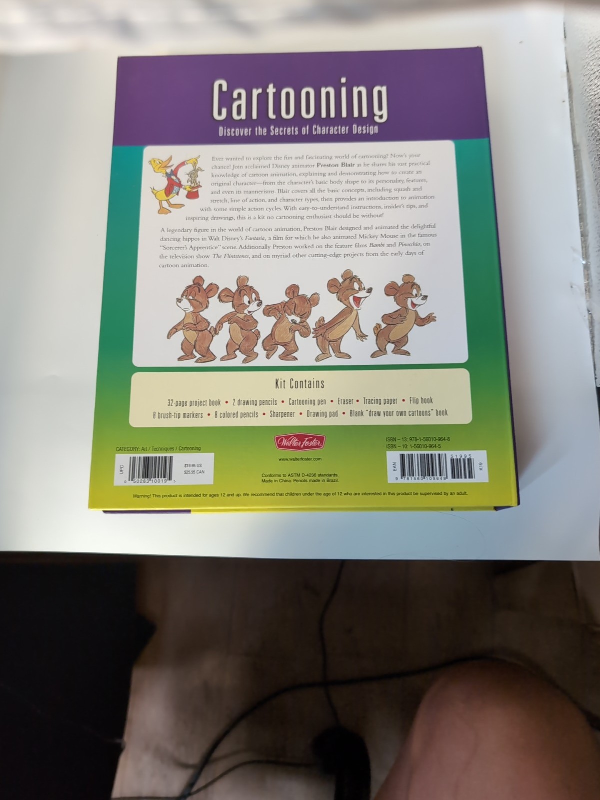 Cartooning : Discover the Secrets of Character Design by Preston Blair (2006,…