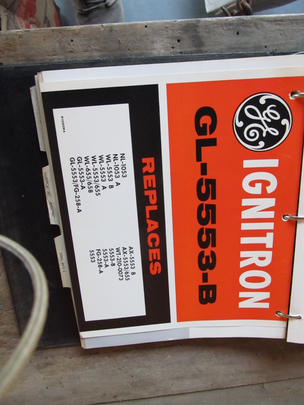 General Electric Catalog Binder 1956 Industrial Illustrated GE Orthicon Tubes +
