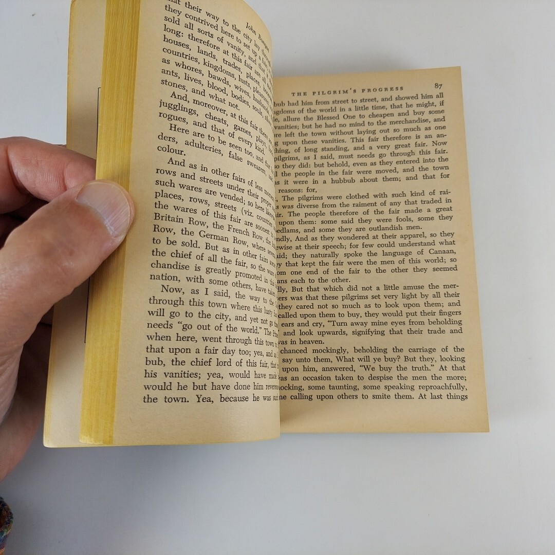 The Pilgrim’s Progress John Bunyan Washington Square Press 1961 PB W-253