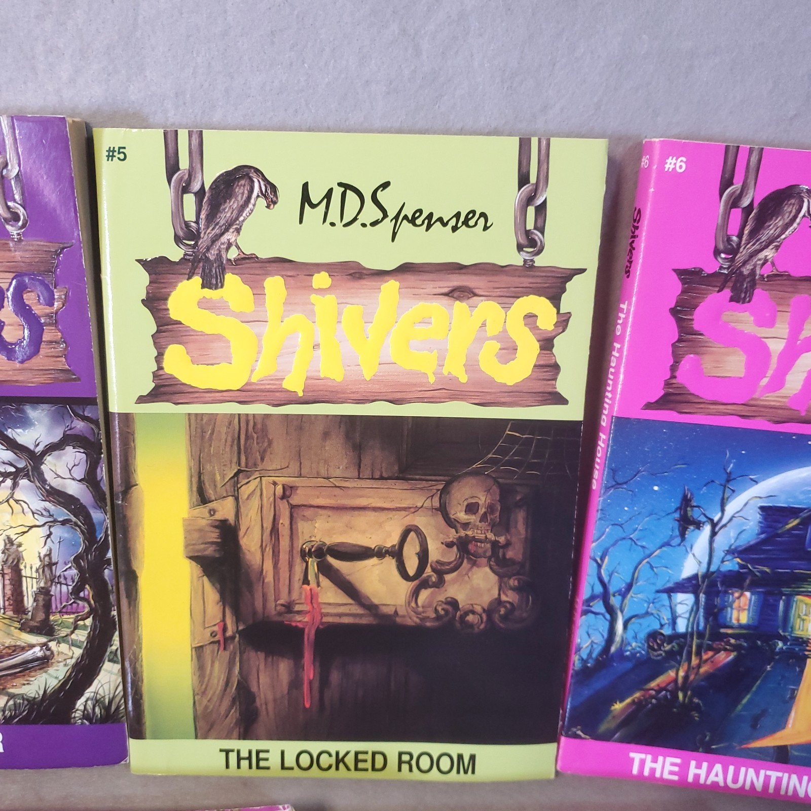 SHIVERS Books M.D. Spencer Horror Ghost Writer Locked Room Haunting House Lot 5