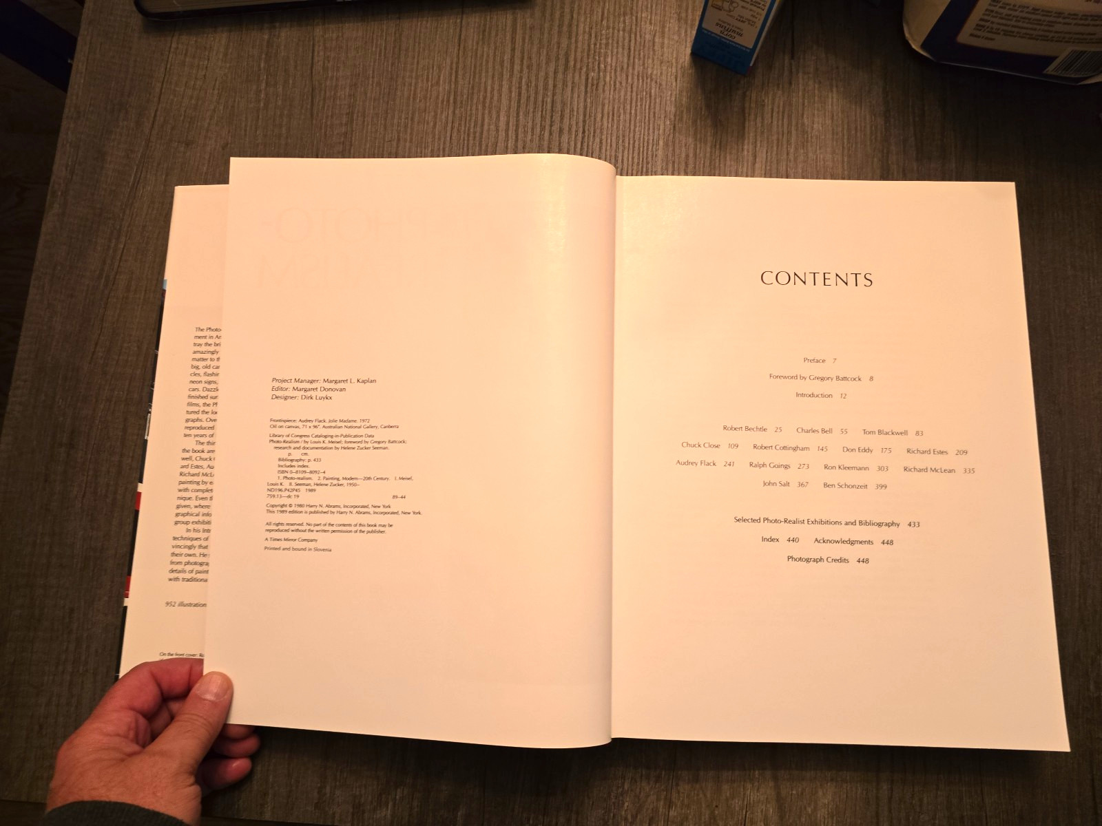 Photorealism by Louis K. Meiser 1989 Hardcover Harry N. Abrams (DH)