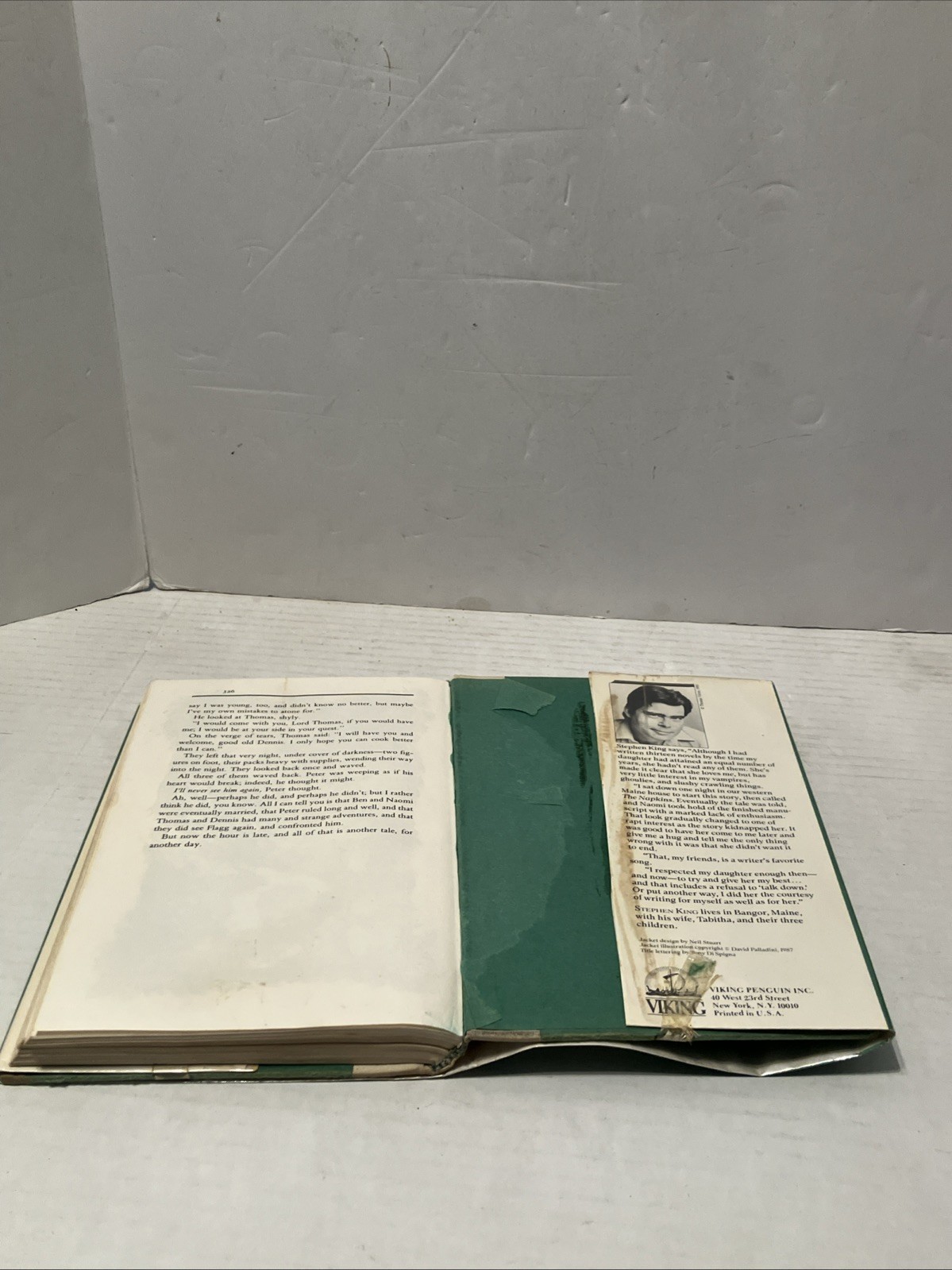 Vintage 1987 Stephen King The Eyes of the Dragon Hardcover Dust Jacket Viking