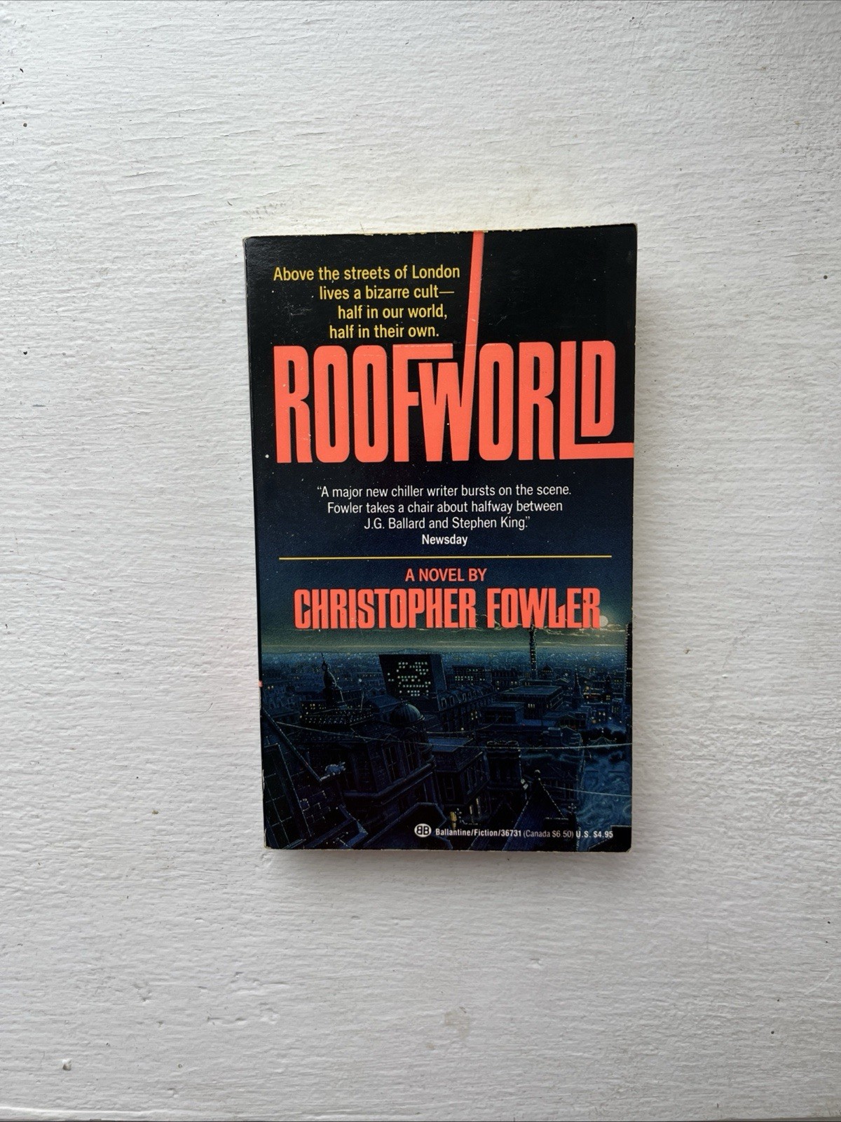 Roofworld by Christopher Fowler ~ 1988 Thriller ~ Paperback ~