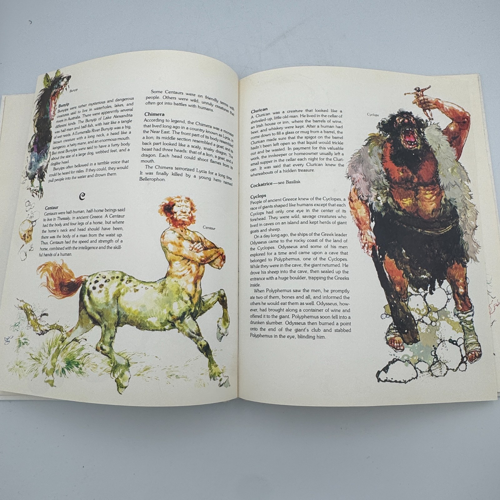 Encyclopedia of Legendary Creatures by Tom McGowen Victor Ambrus 1st Printing HC