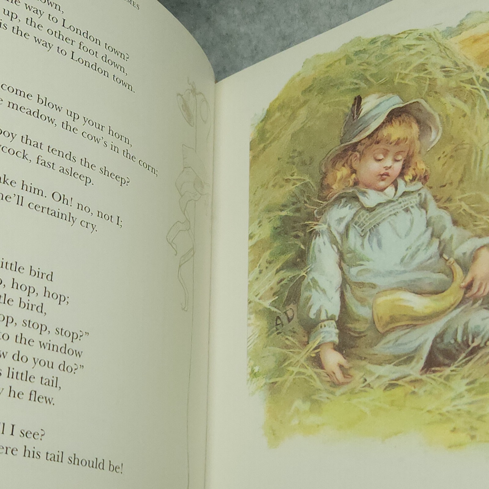 Mother Goose Nursery Rhymes Hardcover 2000 Classic Illustrated Gilt Edges