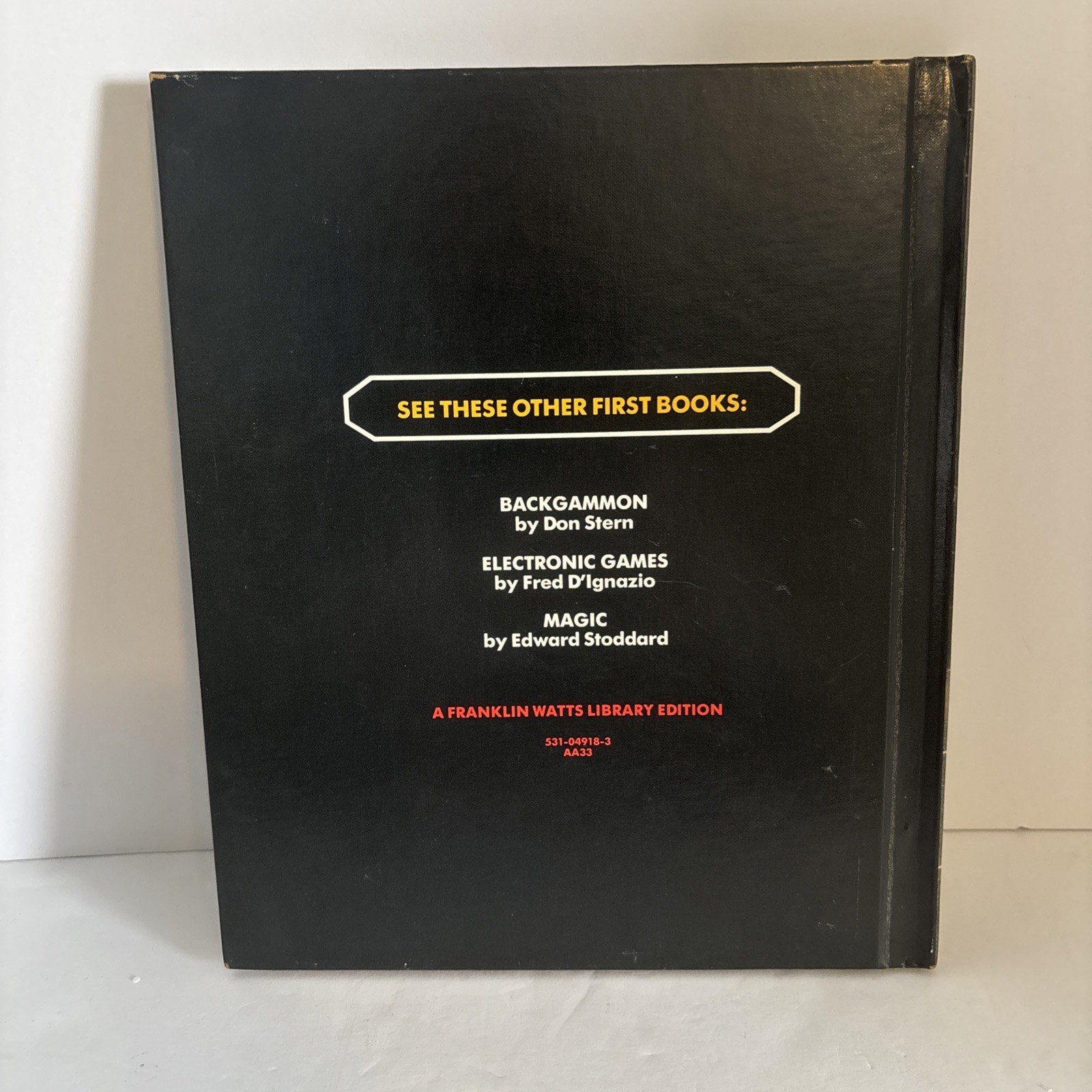 War Gaming by Tom McGowen Franklin Watts First Book 1985 Hard Cover