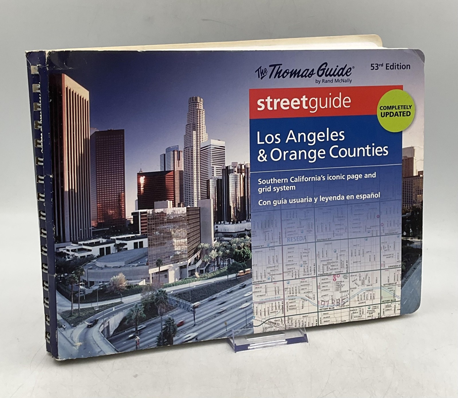 Los Angeles & Orange Counties Rand McNally 2013 Ring/Wire Bound Streetguide