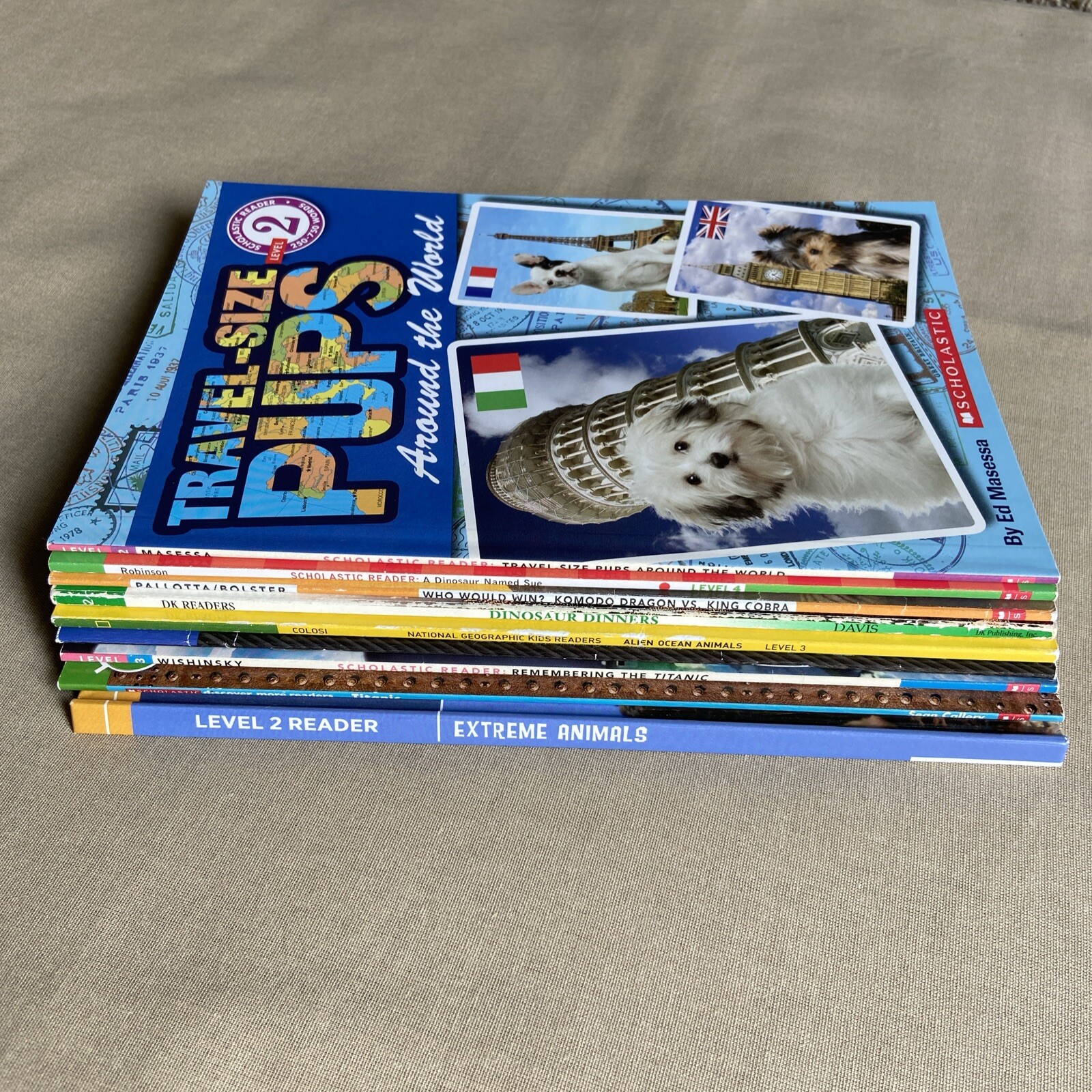 Science & History Leveled Reader Book LOT (Set of 9 PB) Animal Dinosaur Kids NF