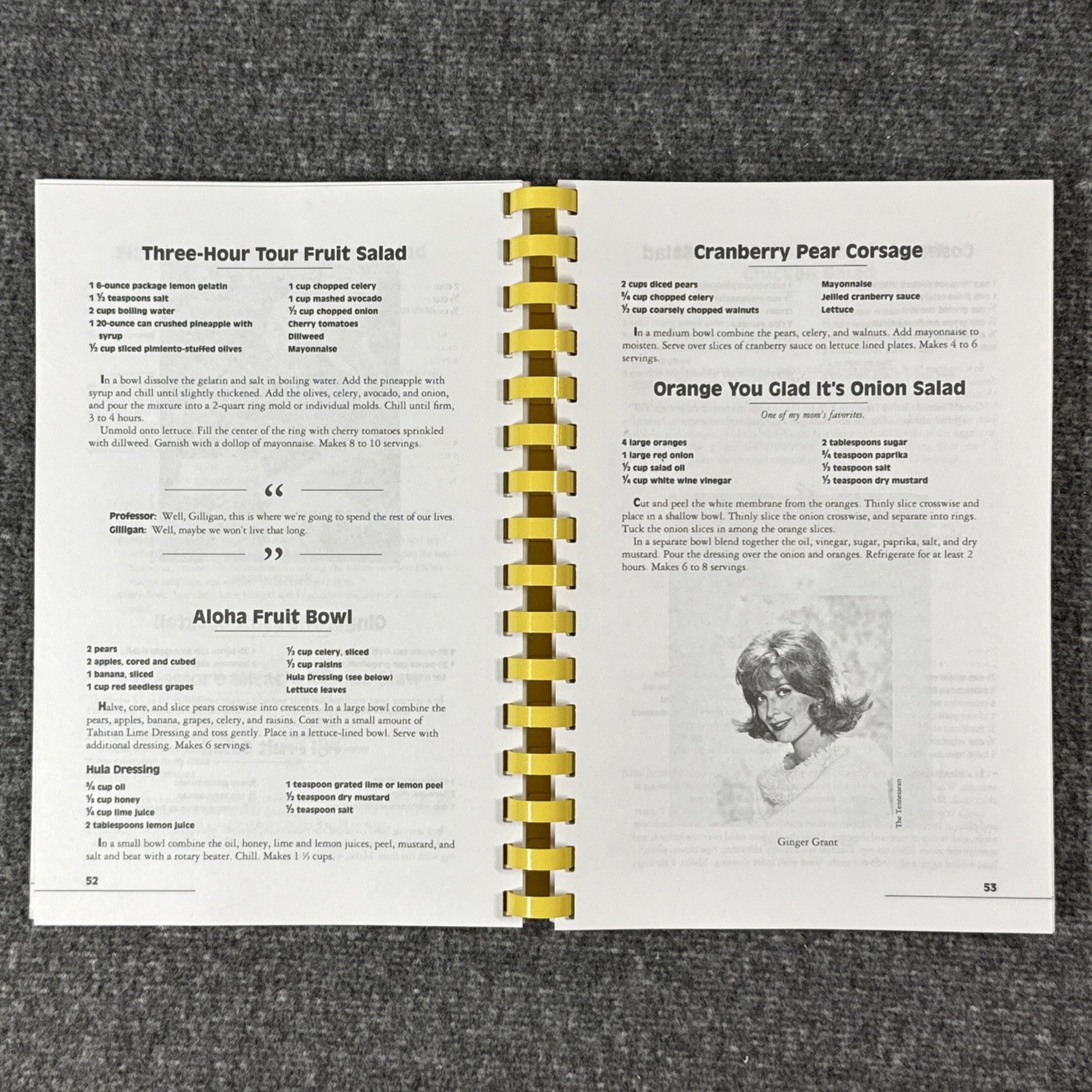 MARY ANN’S GILLIGAN’S ISLAND COOKBOOK By Dawn Wells, Jim Clark & Ken Beck