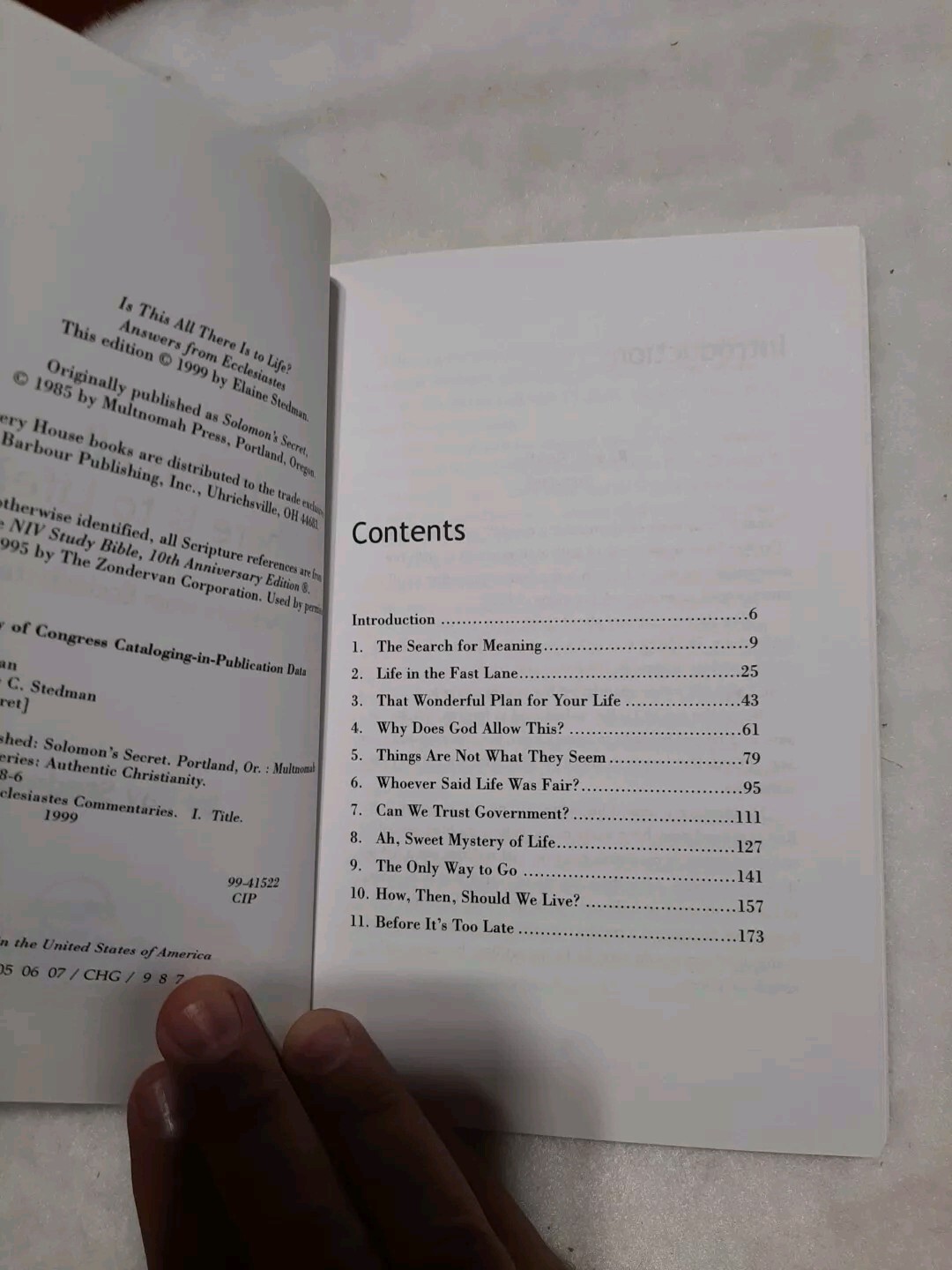 Is This All There Is to Life? : Answers from Ecclesiastes by Ray C. Stedman…