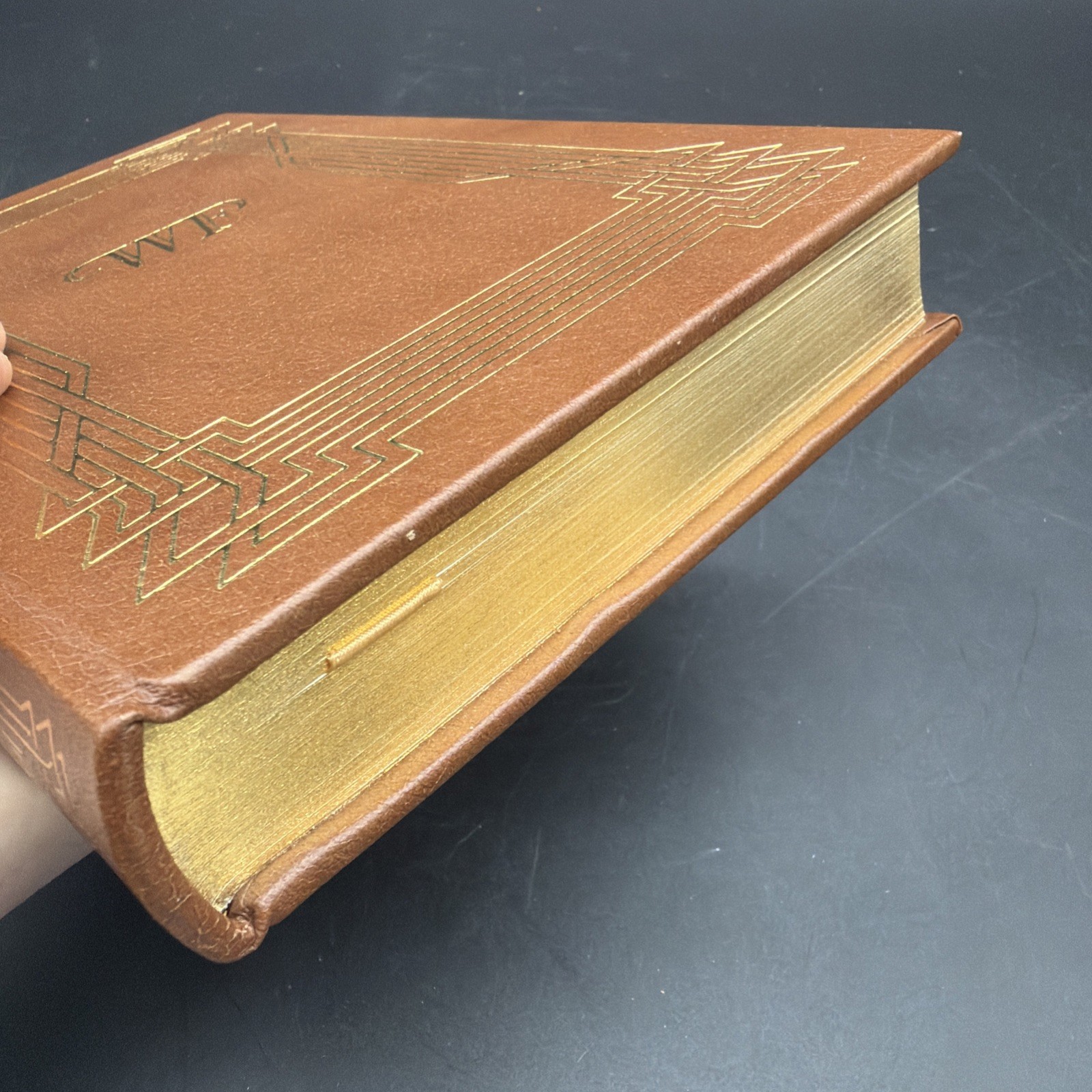 The Unvanquished by William Faulkner Easton Press Leather Bound EUC