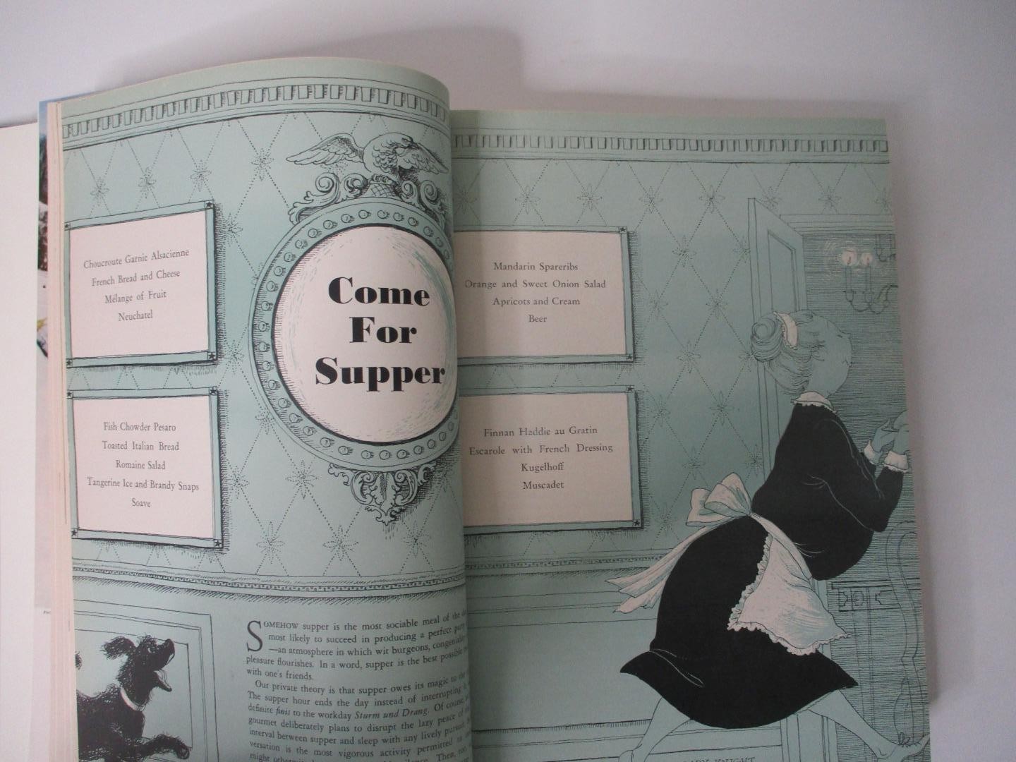 GOURMET, The Magazine of Good Living; Vol. 16 – 1956 – 12 Issues in a Hardcover
