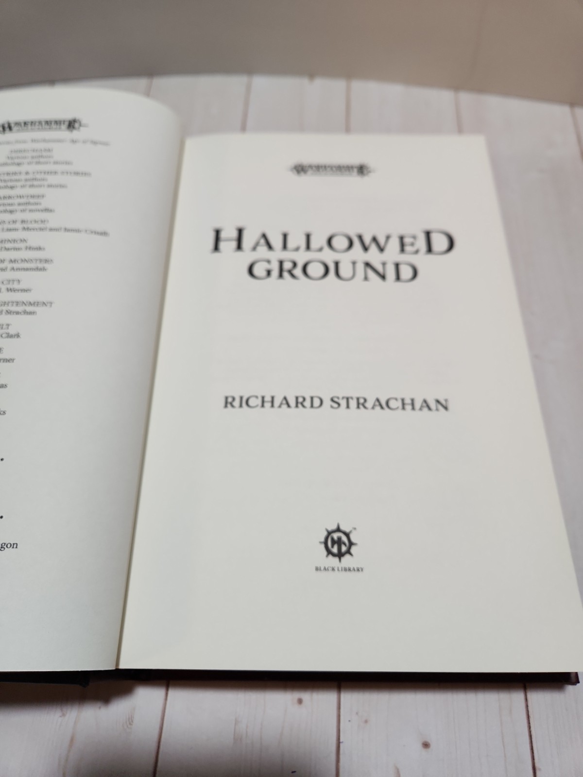2019 Warhammer Black Library Age of Sigmar Hallowed Ground HC