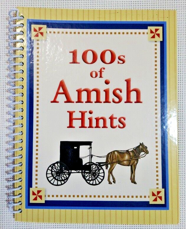 100’s of Amish Hints Book Writing inside front flap