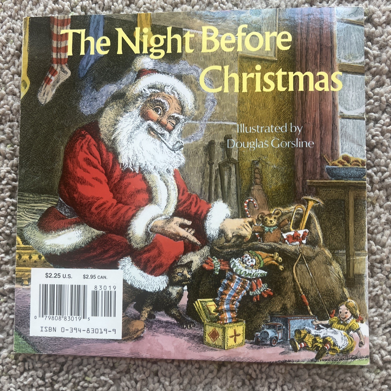 Night Before Christmas by Clement C. Moore (1975, Trade Paperback)