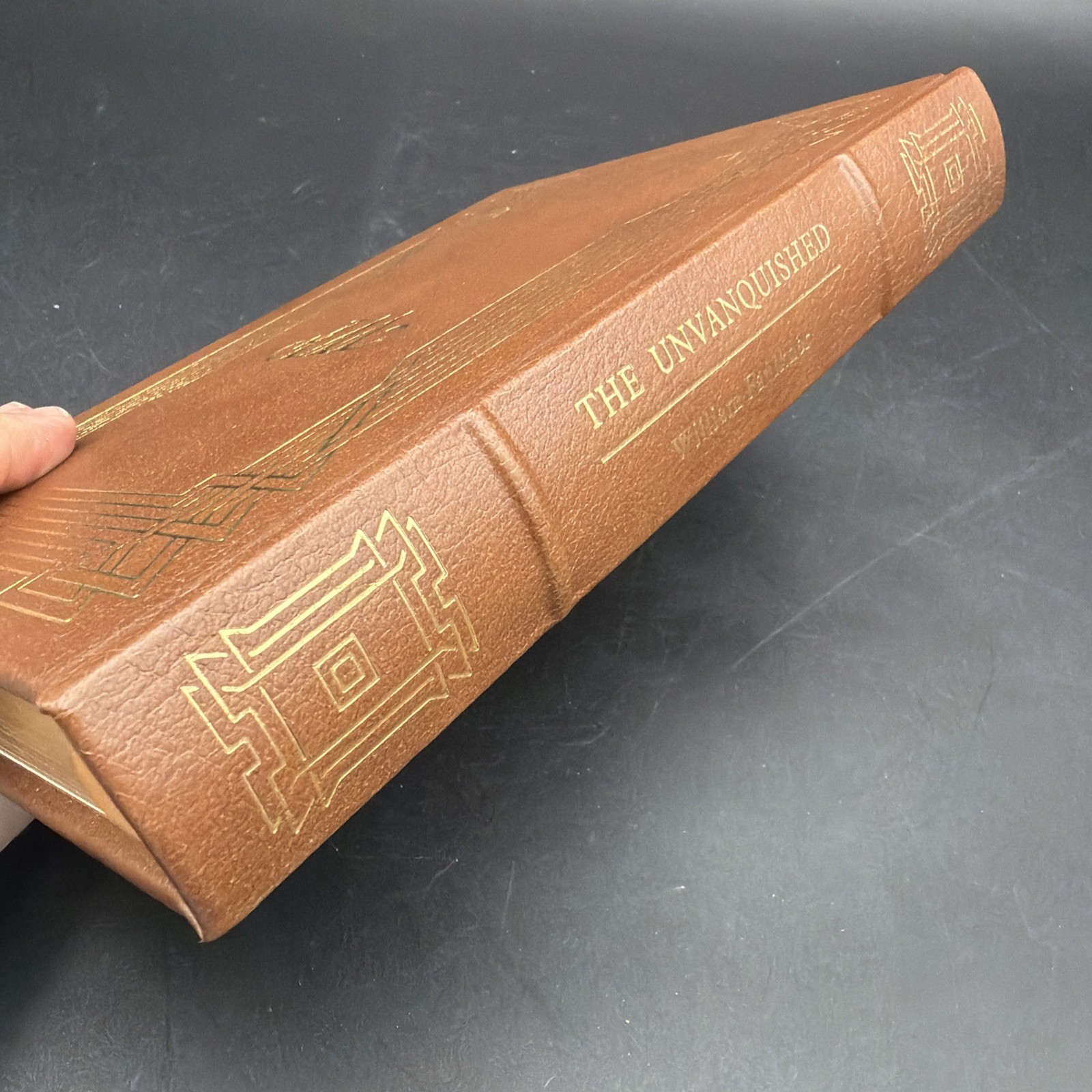 The Unvanquished by William Faulkner Easton Press Leather Bound EUC