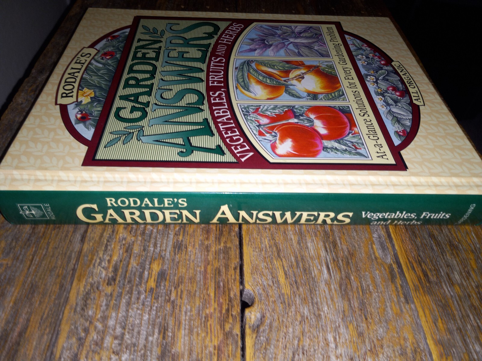 New Vintage Rodale’s Garden Answers: Vegetables Fruits & Herbs All Organic Book