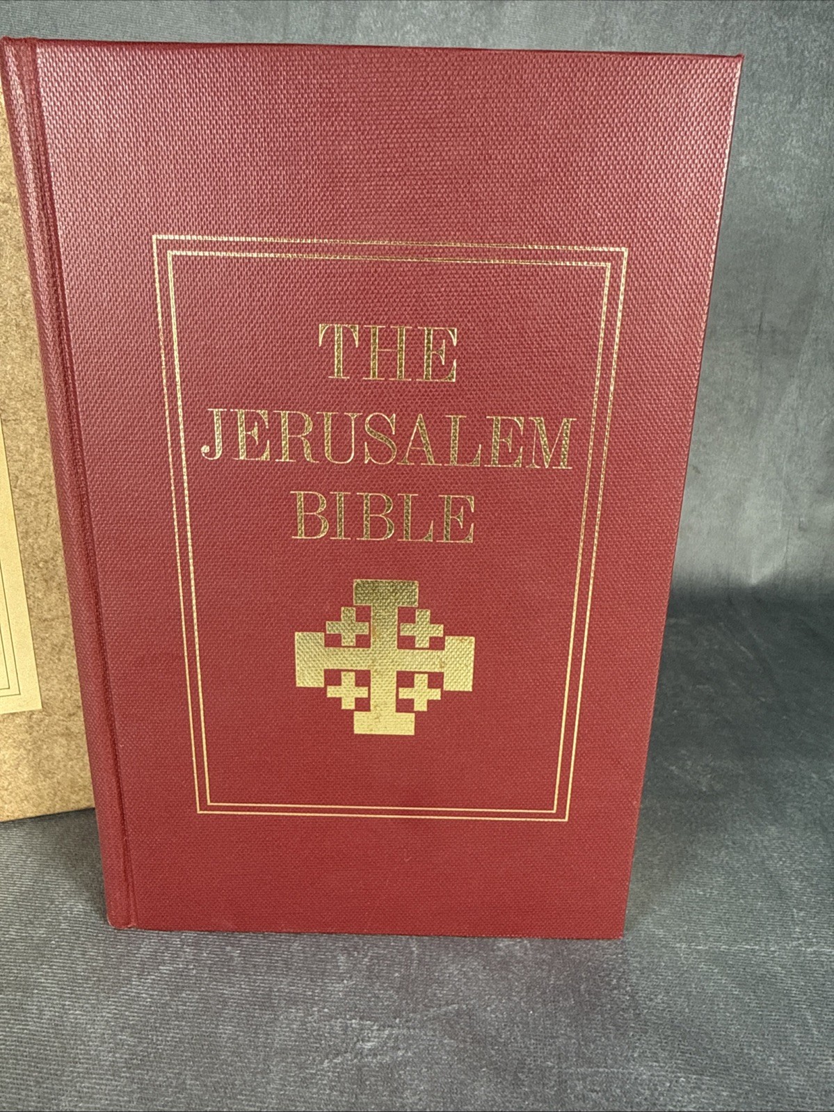 1966 Jerusalem Bible Doubleday Catholic Bible Thumb Indexed Hardcover Slipcase