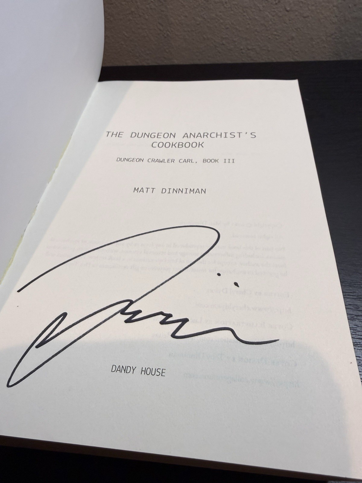 SIGNED Dungeon Crawler Carl Paperback Set 1-7 OOP Matt Dinniman