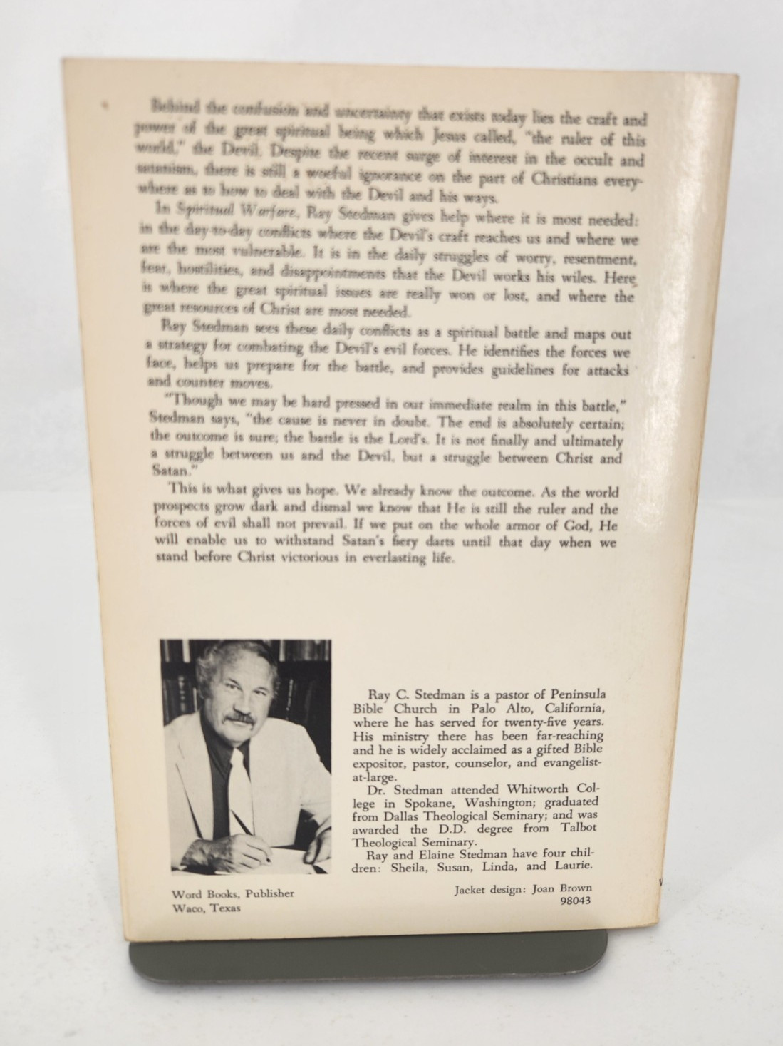 Spiritual Warfare by Ray C. Stedman 1973 paperback