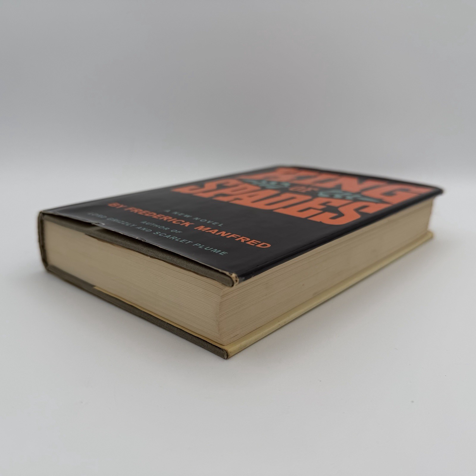 King of Spades by Frederick Manfred HCDJ 1st First Edition Trident Press 1966