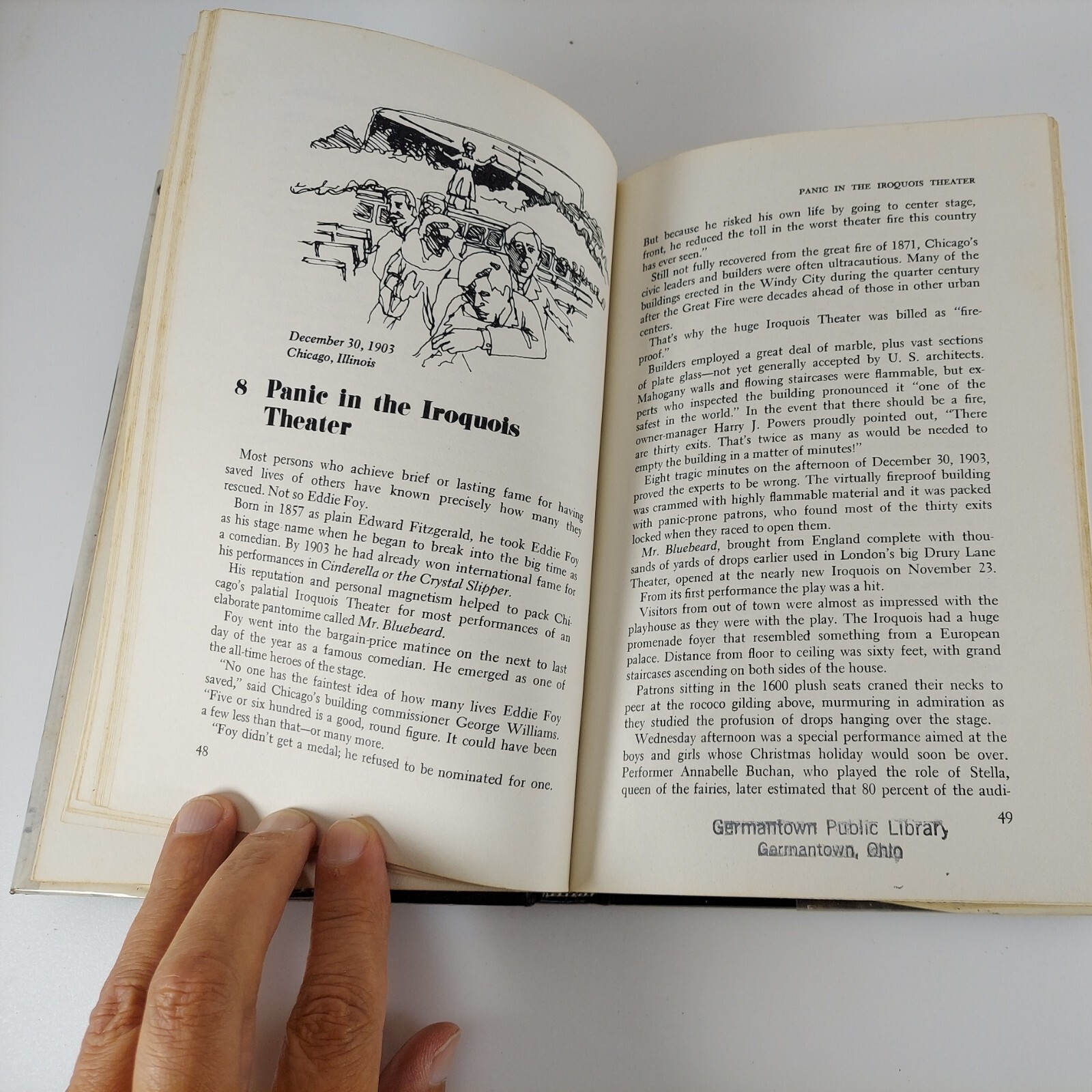 Disasters that Made History, Webb Garrison 1973 Abingdon Press Illustrated HCDJ